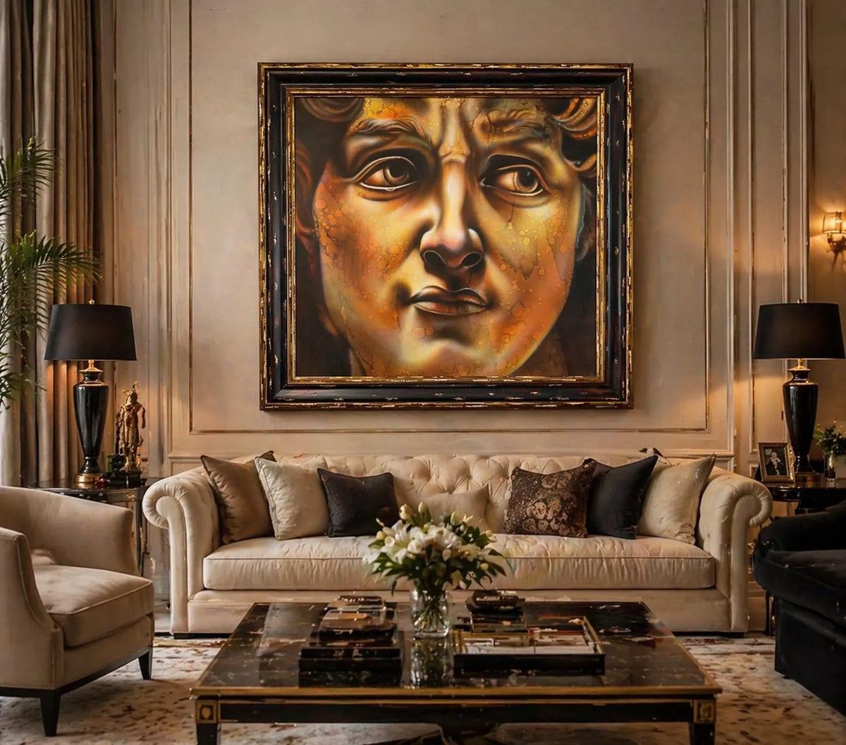 Retrato de David reinterpretado: