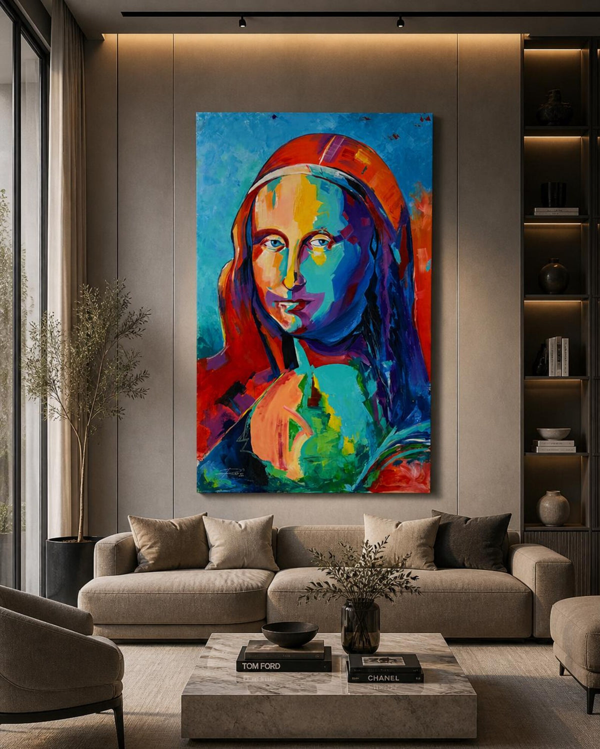 Mona Lisa reinventada: retrato contemporáneo
